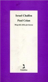 Paul Celan - Israel Chalfen - copertina