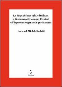 La Repubblica Sociale Italiana a Desenzano: Giovanni Preziosi e l'ispettorato generale per la razza - copertina