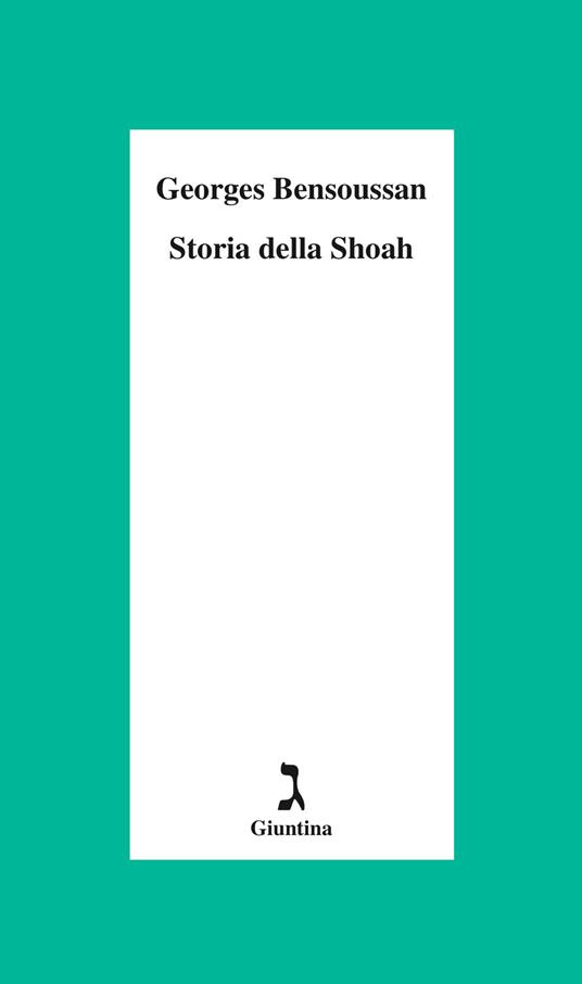 Storia della Shoah - Georges Bensoussan - copertina