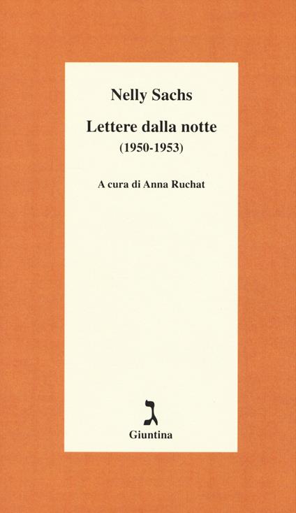 Lettere dalla notte (1950-1953) - Nelly Sachs - copertina