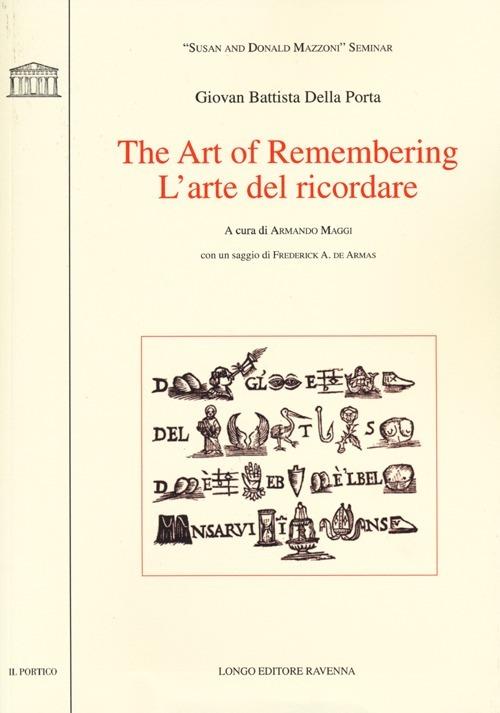The art of remembering-L'arte del ricordare - G. Battista Della Porta - copertina