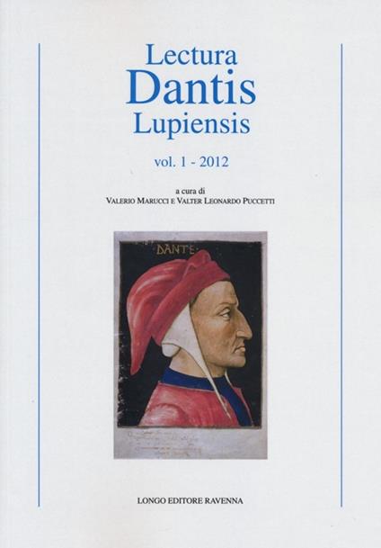 Lecturae Dantis Lupiensis (2012). Vol. 1 - copertina