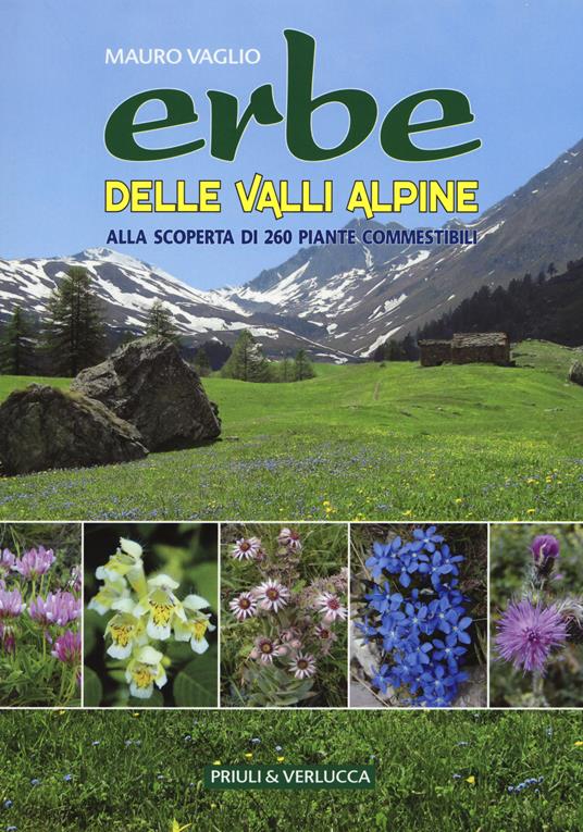 Erbe delle valli Alpine. Alla scoperta di 260 piante commestibili - Mauro Vaglio - copertina