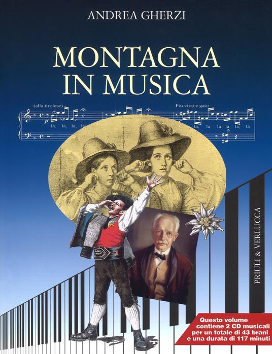 Montagna in musica. Con 2 CD-Audio - Andrea Gherzi - copertina