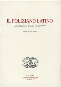Il Poliziano latino - copertina