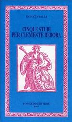 Cinque studi per Clemente Rebora