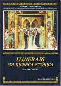 Itinerari di ricerca storica (2008-2011) vol. 22-25 - copertina