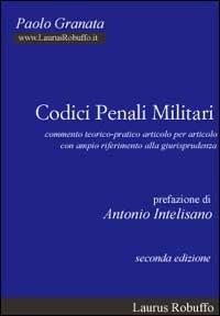 Codici penali militari - Paolo Granata - copertina