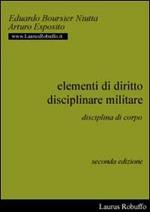 Elementi di diritto disciplinare militare. La disciplina di corpo