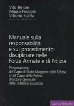 Manuale sulla responsabilità e sul procedimento disciplinare nelle forze armate e di polizia