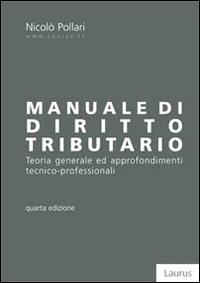 Manuale di diritto tributario - Nicolò Pollari - copertina