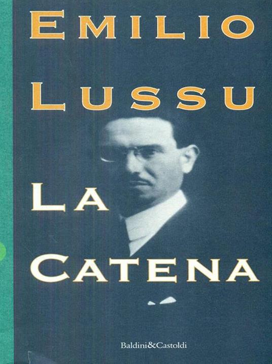 La catena - Emilio Lussu - copertina