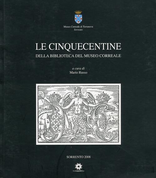 Le cinquecentine nella biblioteca del Museo Correale - copertina