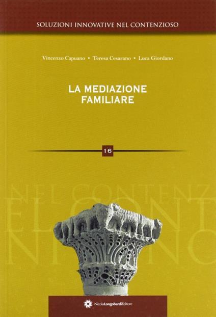 La mediazione familiare - Nicola Spadafora - copertina