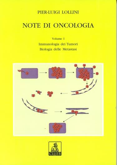 Note di oncologia. Vol. 1: Immunologia dei tumori. Biologia delle metastasi - P. Luigi Lollini - copertina