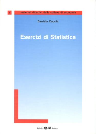 Esercizi di statistica - Daniela Cocchi - copertina