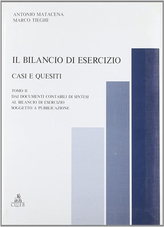 Il bilancio di esercizio. Casi e quesiti. Vol. 2: Dai documenti contabili di sintesi al bilancio di esercizio soggetto a pubblicazione - Antonio Matacena,Marco Tieghi - copertina