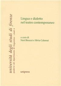 Lingua e dialetto nel teatro contemporaneo - copertina