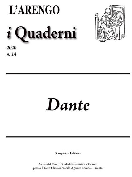 L' Arengo. I quaderni. Rivista del Centro Studi di Italianistica (2020). Vol. 14: Dante. - copertina