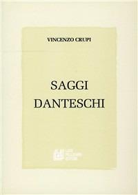 Saggi danteschi - Vincenzo Crupi - copertina