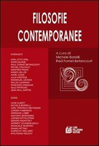 Filosofie contemporanee - copertina