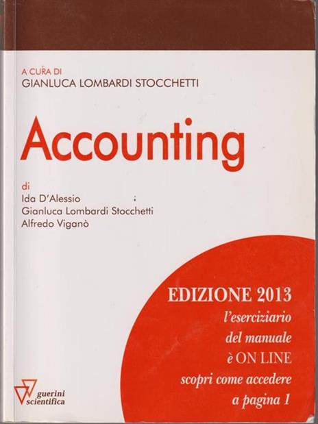 Accounting - Ida D'Alessio,Gianluca Lombardi Stocchetti,Alfredo Viganò - 3
