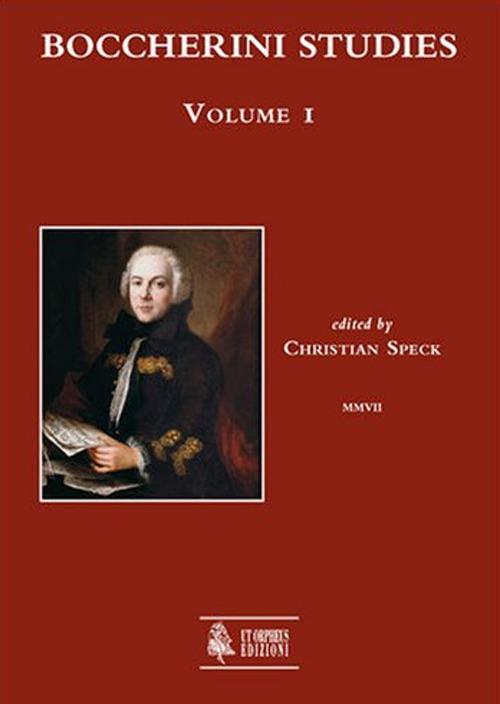 Boccherini studies. Vol. 1 - copertina