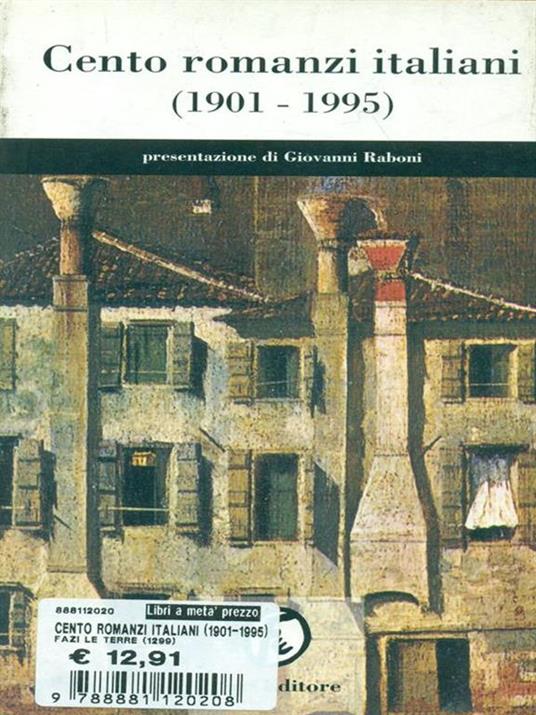 Cento romanzi italiani (1901-1995) - copertina