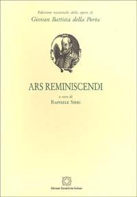 Ars reminiscendi - G. Battista Della Porta - copertina