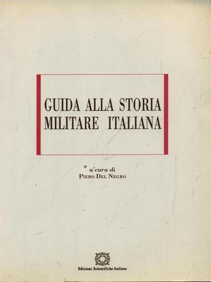 Guida alla storia militare italiana - copertina