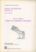 Lingua, letteratura e civiltà (10). Cyrano de Bergerac «politique» (a.a. 1992-93)