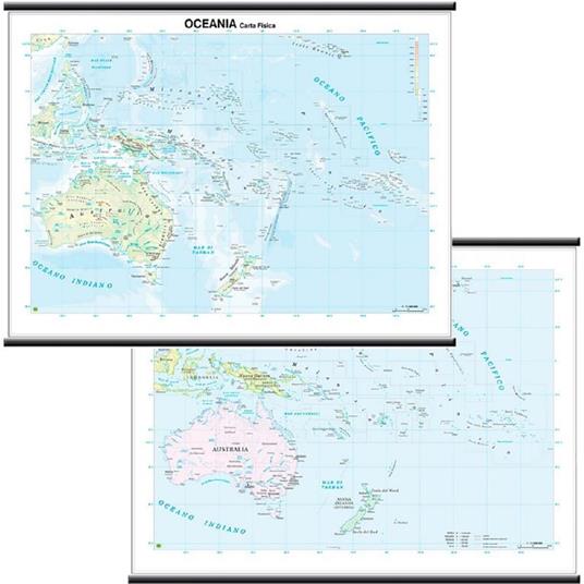 Carta Geografica Oceania