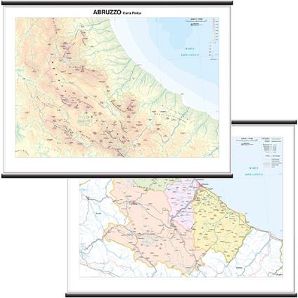 Carta Geografica Regionale Abruzzo