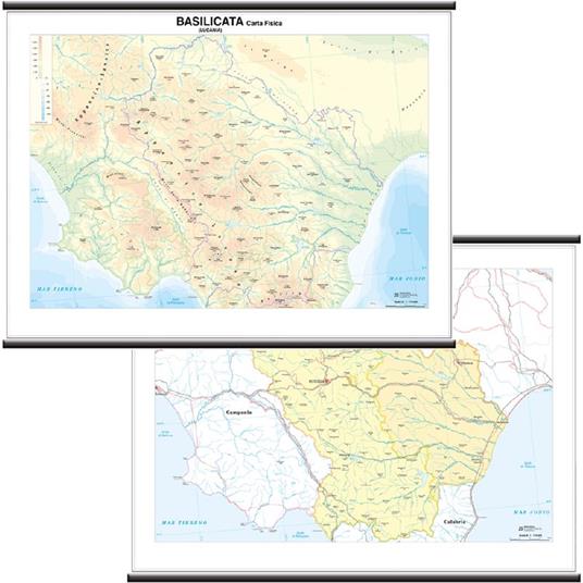 Carta Geografica Regionale Basilicata
