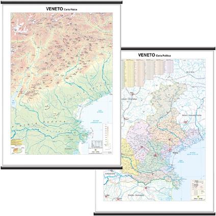 Carta Geografica Regionale Veneto