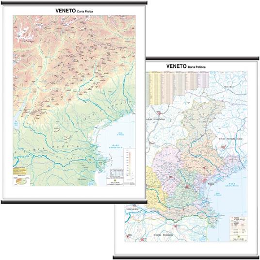 Carta Geografica Regionale Veneto