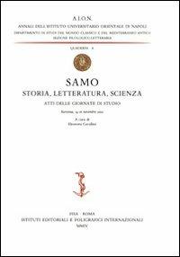 Samo. Storia, letteratura, scienza. Atti delle Giornate di studio (Ravenna, 14-16 novembre 2002) - copertina