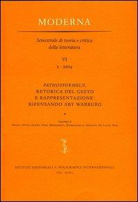 Pathosformeln, retorica del gesto e rappresentazione: ripensando Aby Warburg - copertina