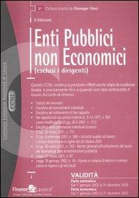 Enti pubblici non economici (esclusi i dirigenti) - copertina