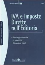 Iva e imposte dirette nell'editoria