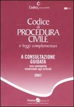 Codice di procedura civile e leggi complementari. A consultazione guidata con commento essenziale agli articoli