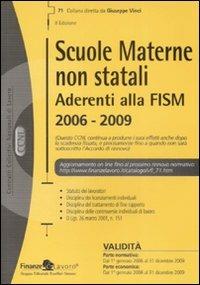 Scuole materne non statali aderenti alla Fism 2006-2009 - copertina
