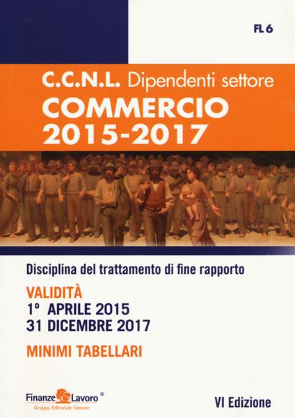 CCNL dipendenti settore commercio 2015-2017 - copertina