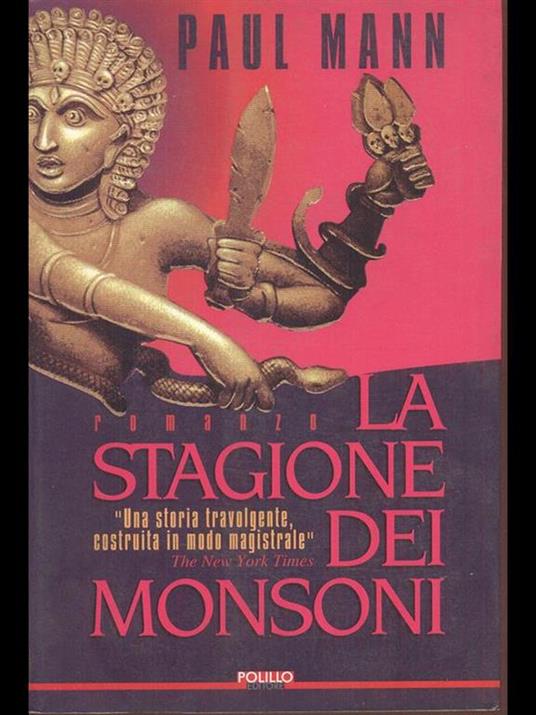 La stagione dei monsoni - Paul Mann - copertina