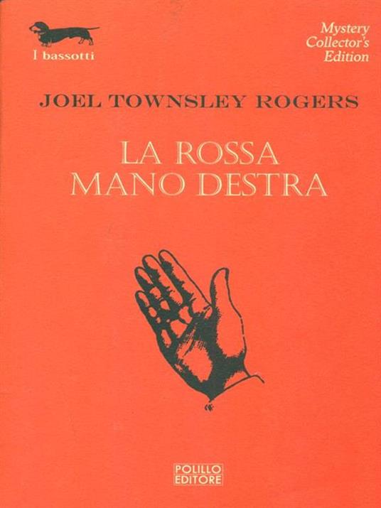 La rossa mano destra - Joel T. Rogers - copertina
