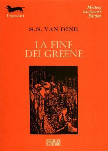 La fine dei Greene - S. S. Van Dine - copertina