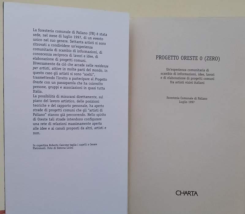 Come spiegare a mia madre che ciò che faccio serve a qualcosa? Progetto Oreste 0