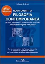 Nuovo questionario di filosofia contemporanea. Da Kant a oggi