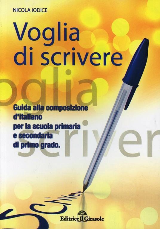 Voglia di scrivere - Nicola Iodice - copertina