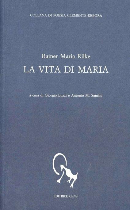 La vita di Maria - Rainer Maria Rilke - copertina